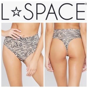 NWT L*Space Portia Bottom- Animal Instinct, Small